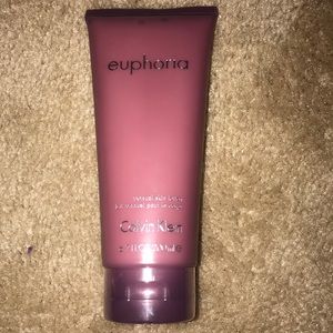 Calvin Klein euphoria fragrance lotion ( silver)